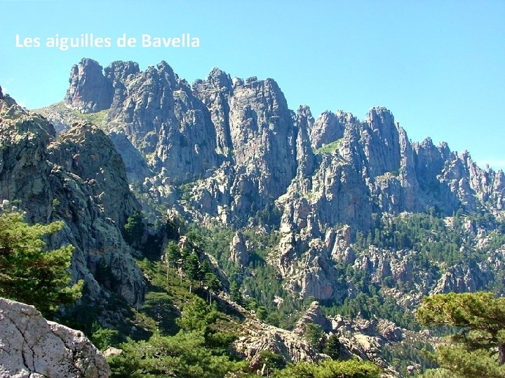 Les aiguilles de Bavella 