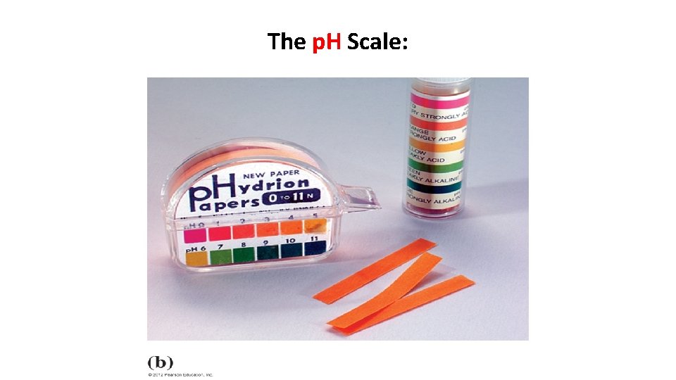 The p. H Scale: 