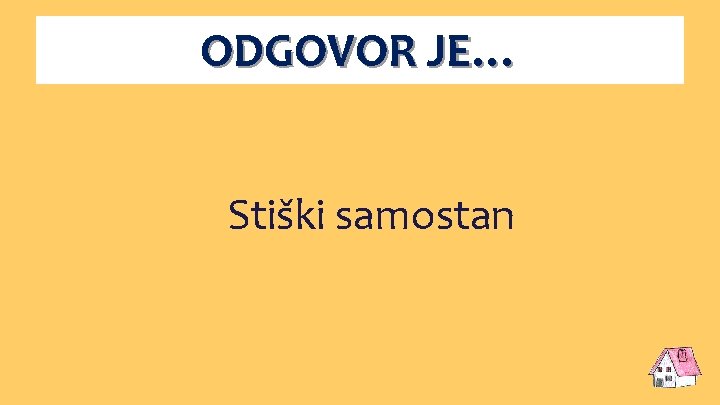 ODGOVOR JE… Stiški samostan 