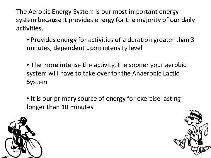 Aerobic Energy System Anaerobic vs Aerobic Glycolysis Glycolosis