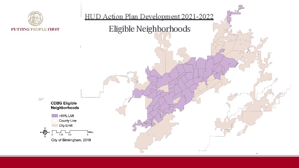 HUD Action Plan Development 2021 -2022 Eligible Neighborhoods 