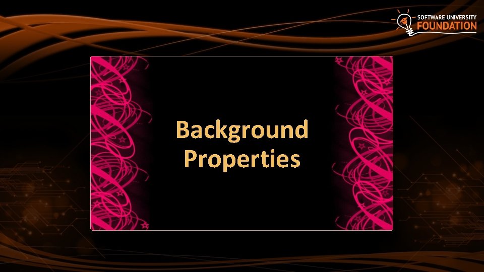 Background Properties 