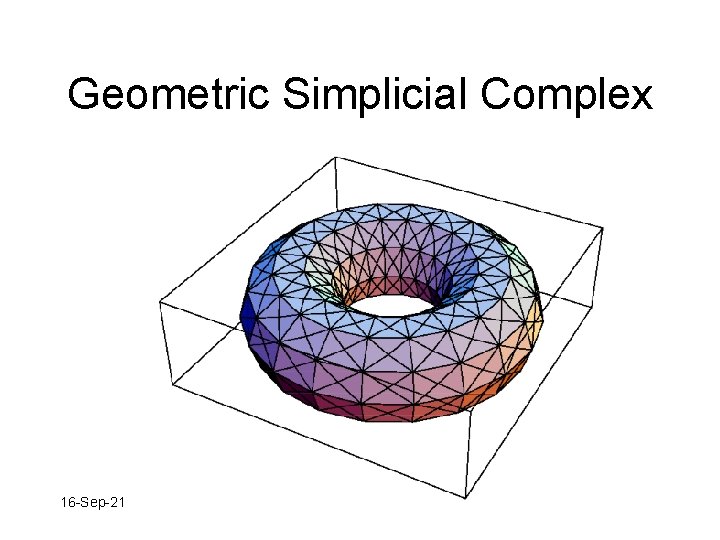 Geometric Simplicial Complex 16 -Sep-21 