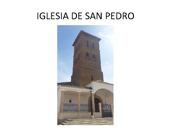 IGLESIA DE SAN PEDRO 