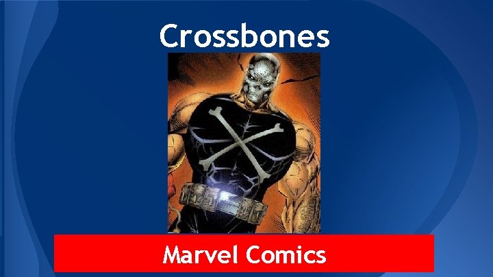 Crossbones Marvel Comics 