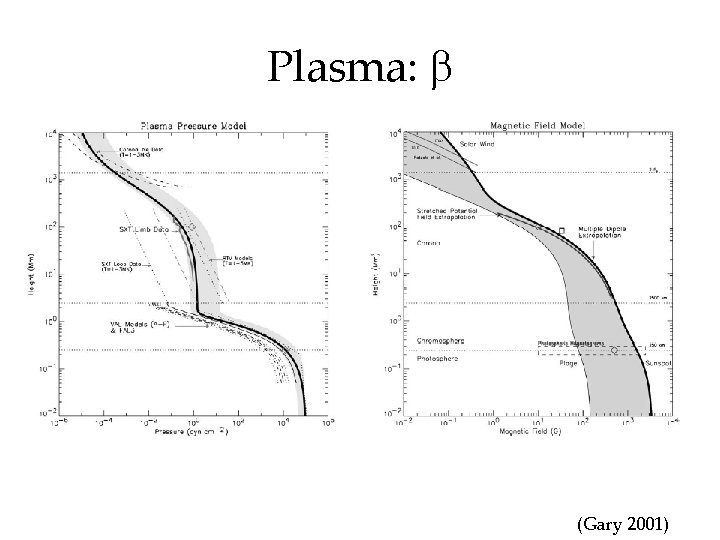 Plasma: (Gary 2001) 