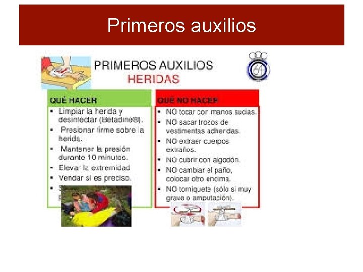 Primeros auxilios 