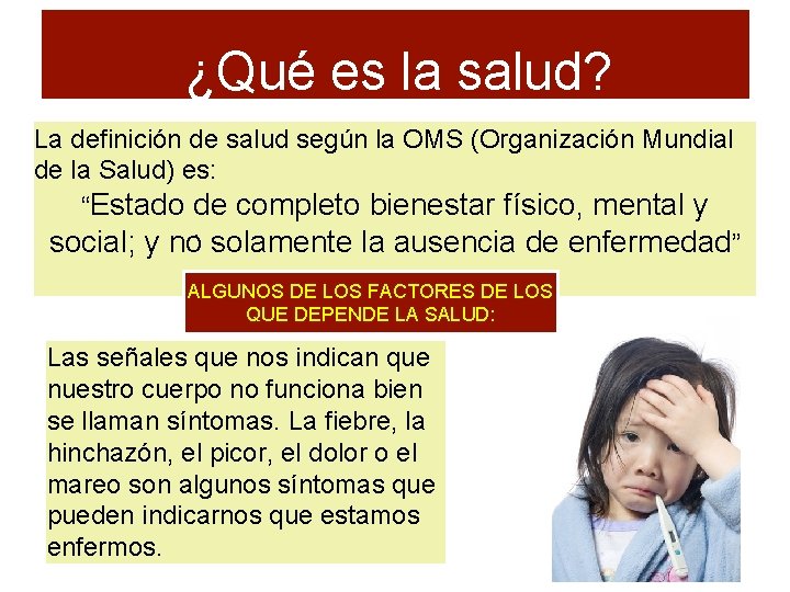 ¿Qué es la salud? La definición de salud según la OMS (Organización Mundial de