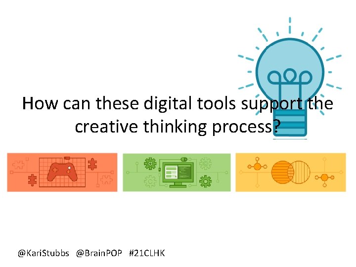 How can these digital tools support the creative thinking process? @Kari. Stubbs @Brain. POP