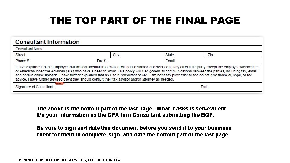 THE TOP PART OF THE FINAL PAGE The above is the bottom part of