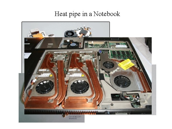 Heat pipe in a Notebook 