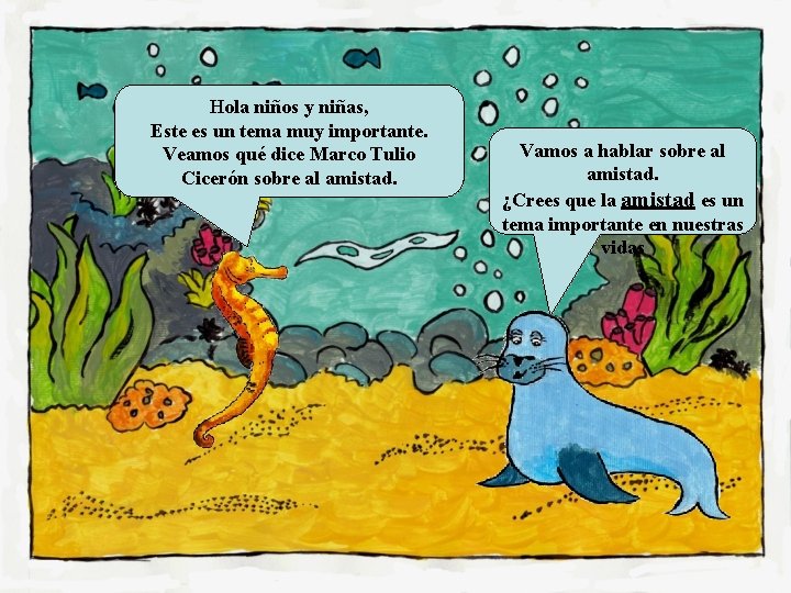 Hola niños y niñas, Este es un tema muy importante. Veamos qué dice Marco