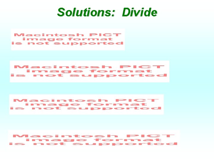 Solutions: Divide 