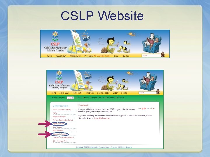 CSLP Website 