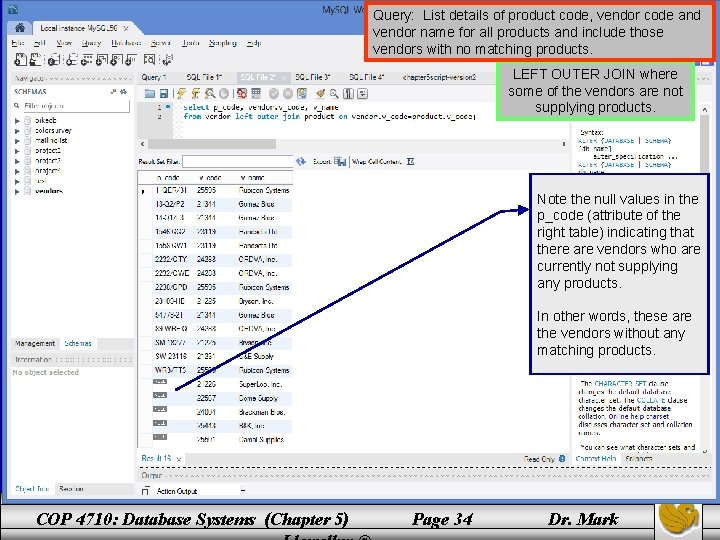 Query: List details of product code, vendor code and vendor name for all products Query: List details of product code, vendor code and vendor name for all products