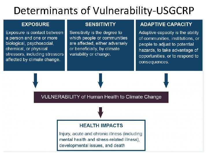 Determinants of Vulnerability-USGCRP 
