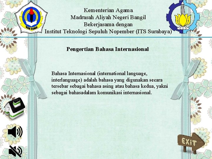 Kementerian Agama Madrasah Aliyah Negeri Bangil Bekerjasama dengan Institut Teknologi Sepuluh Nopember (ITS Surabaya)