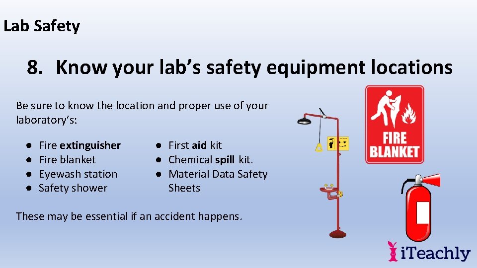 Lab Safety Unit 1 Lesson 3 Lab Safety