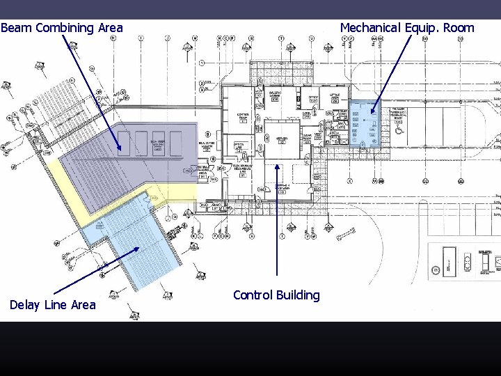 Beam Combining Area Delay Line Area Mechanical Equip. Room Control Building 