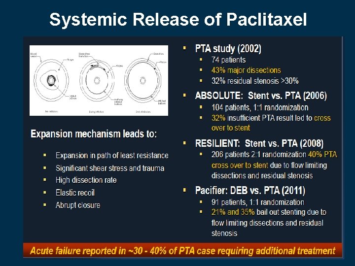 Systemic Release of Paclitaxel 