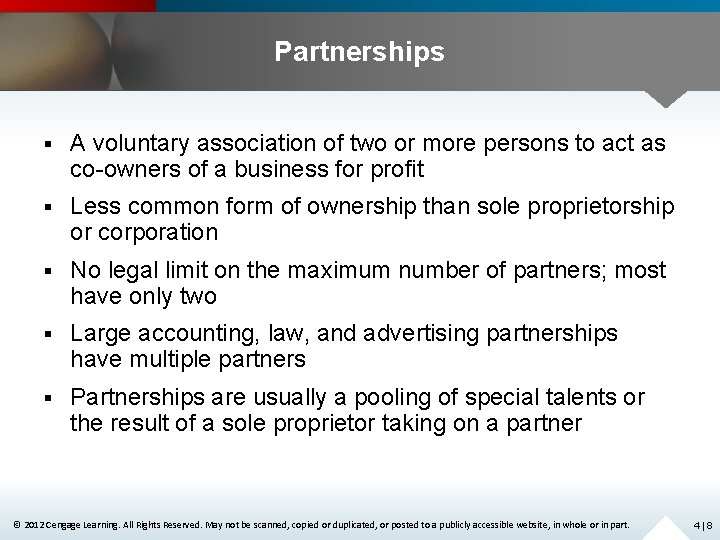 Partnerships § A voluntary association of two or more persons to act as co-owners