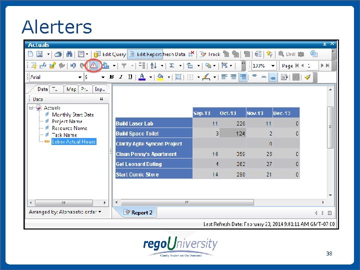 Alerters 38 www. regoconsulting. com Phone: 1 -888 -813 -0444 