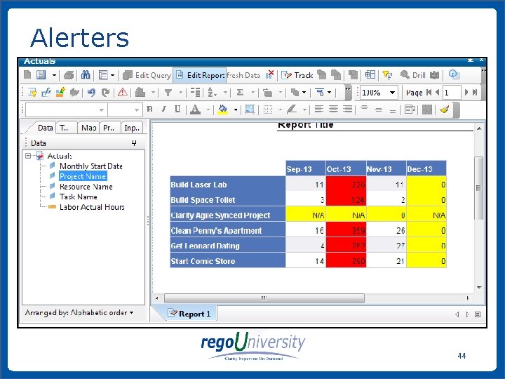 Alerters 44 www. regoconsulting. com Phone: 1 -888 -813 -0444 