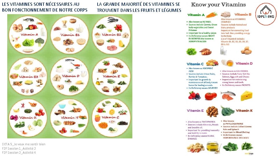 LES VITAMINES SONT NÉCESSAIRES AU BON FONCTIONNEMENT DE NOTRE CORPS DETA 5_Je veux me