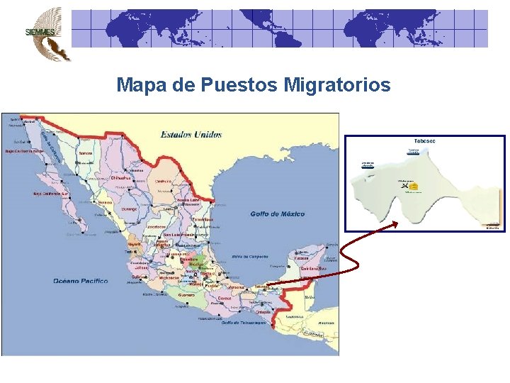 Mapa de Puestos Migratorios 