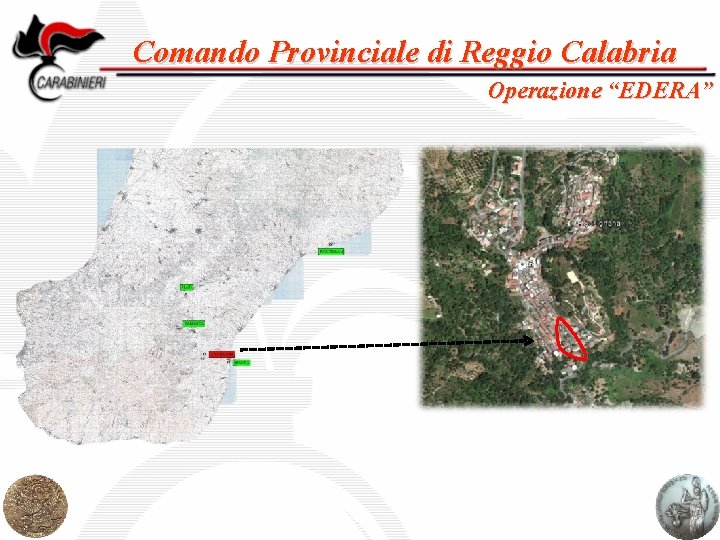 Comando Provinciale di Reggio Calabria Operazione “EDERA” 