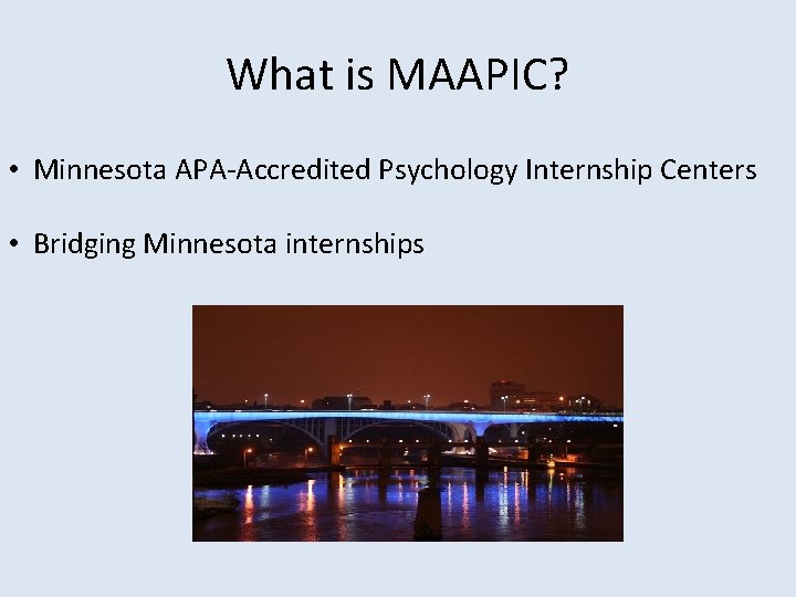 Best Practices in Networking in Psychology Training MAAPIC