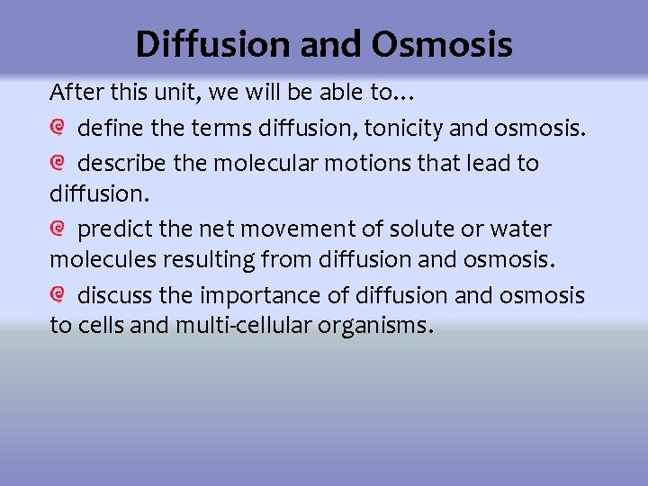 Water Can Kill Exploring Effects of Osmosis by