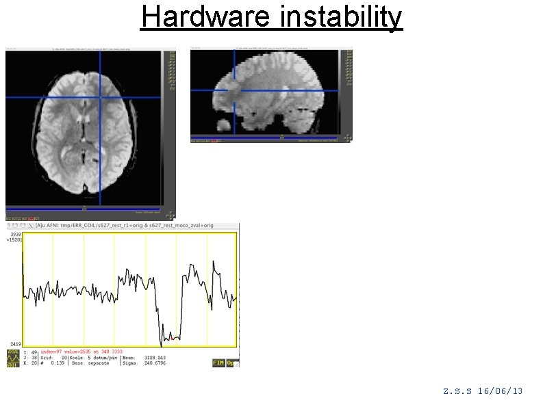 Hardware instability Z. S. S 16/06/13 