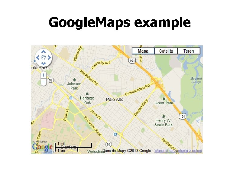 Google. Maps example 