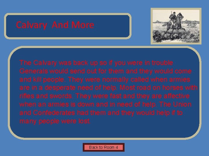 Name of Museum Calvary And More The Calvary was back up so if you