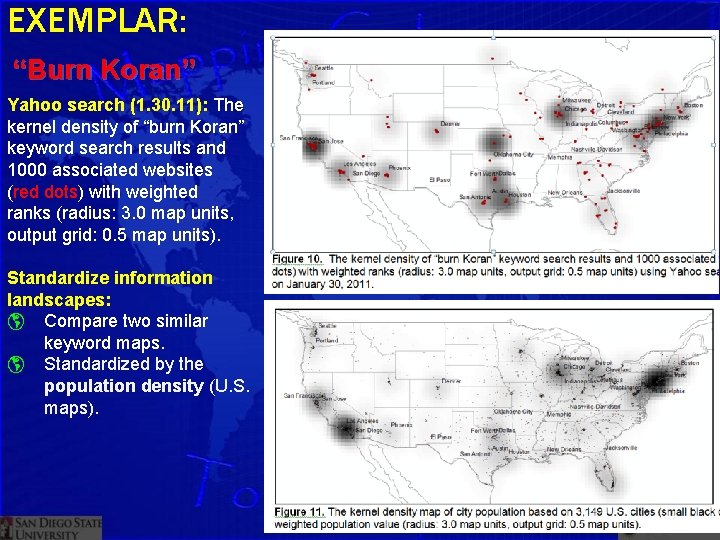 EXEMPLAR: “Burn Koran” Yahoo search (1. 30. 11): The kernel density of “burn Koran”