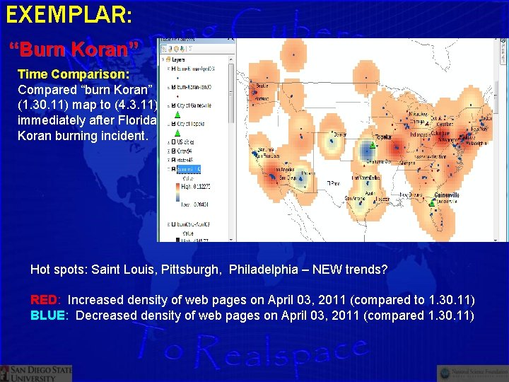 EXEMPLAR: “Burn Koran” Time Comparison: Compared “burn Koran” (1. 30. 11) map to (4.