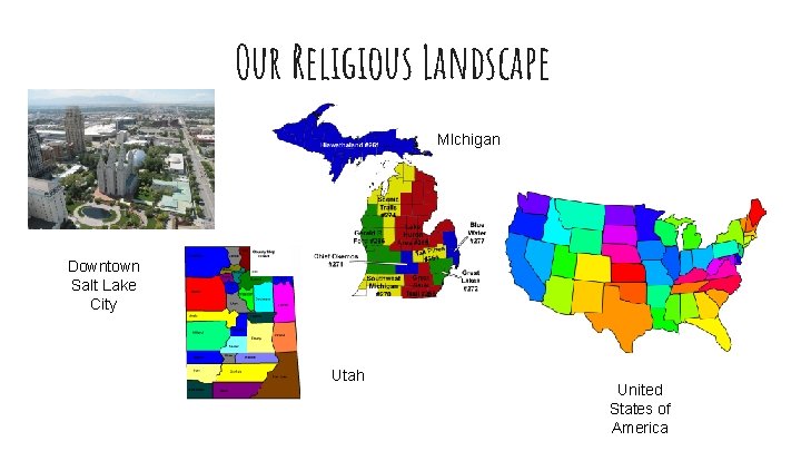 Our Religious Landscape MIchigan Downtown Salt Lake City Utah United States of America 