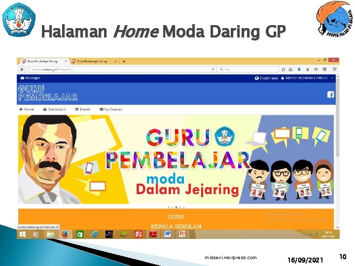 Halaman Home Moda Daring GP missevi. worpress. com 16/09/2021 10 