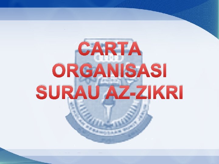 CARTA ORGANISASI SURAU AZ-ZIKRI 