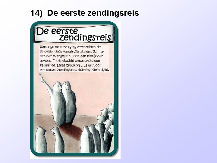 14) De eerste zendingsreis 