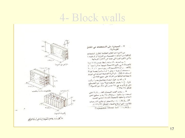 4 - Block walls 17 