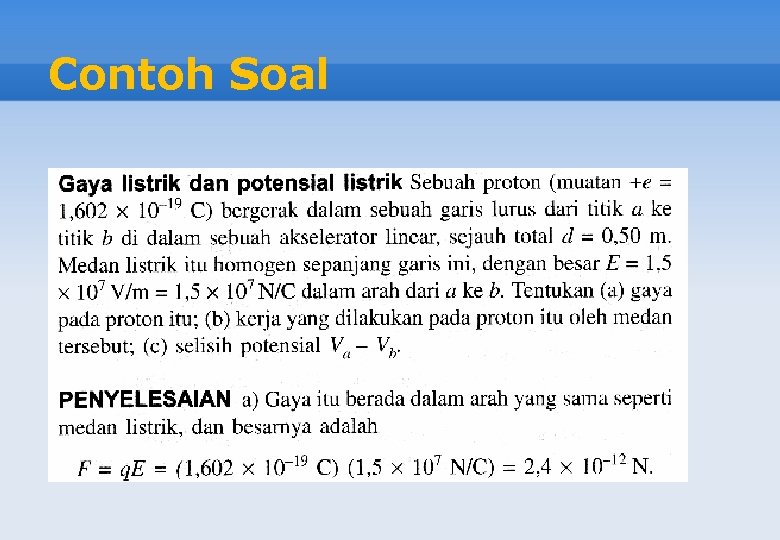 Contoh Soal 