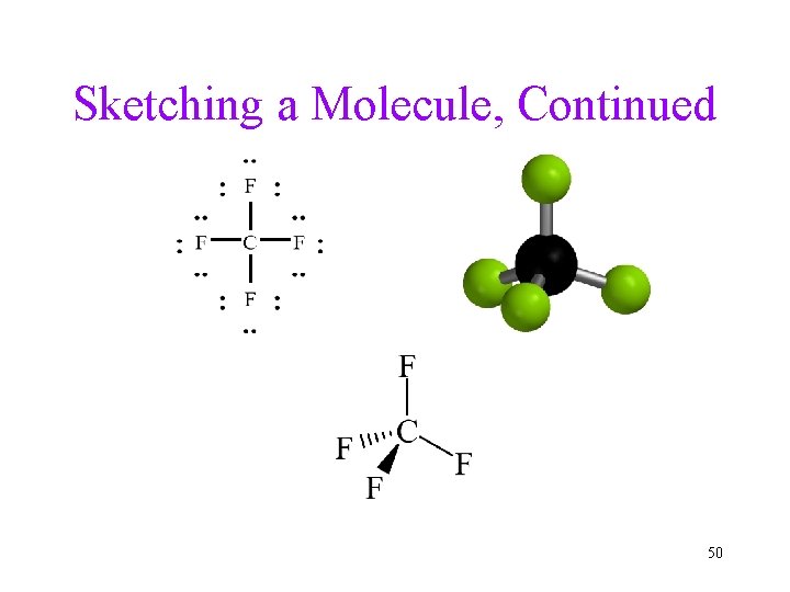 Sketching a Molecule, Continued 50 