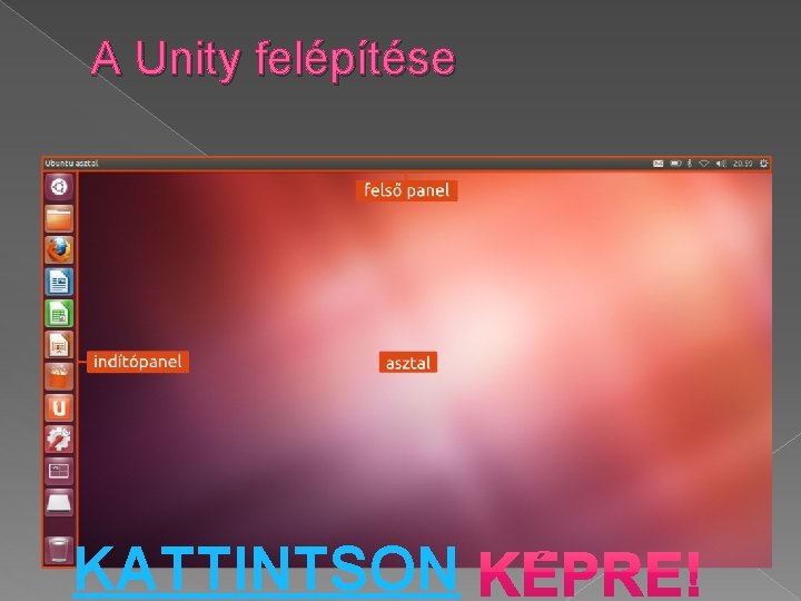 A Unity felépítése KATTINTSON 