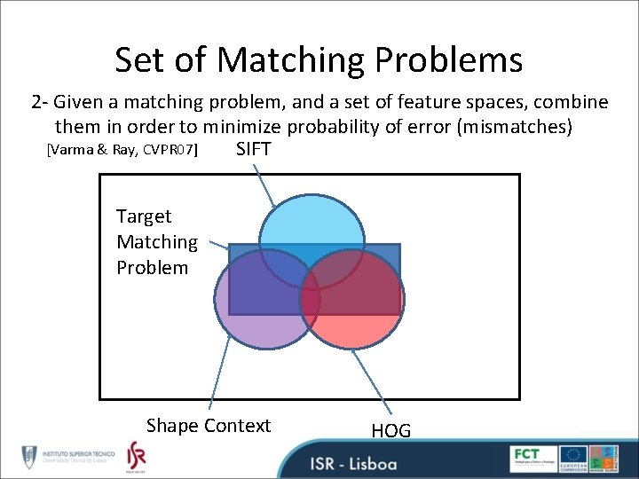 Set of Matching Problems 2 - Given a matching problem, and a set of