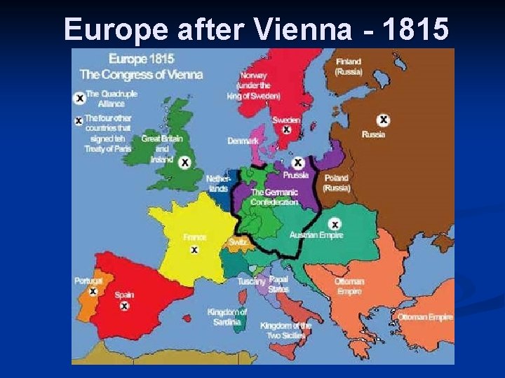 Europe after Vienna - 1815 