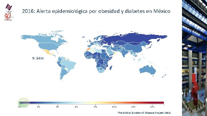 2016: Alerta epidemiológica por obesidad y diabetes en México The Global Burden of Disease