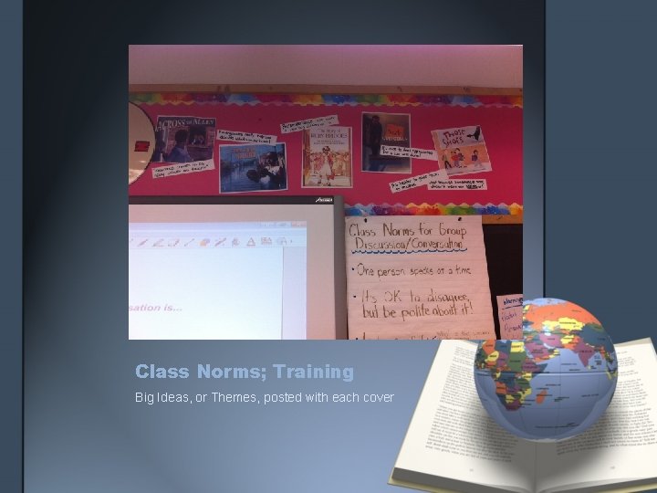 Class Norms; Training Big Ideas, or Themes, posted with each cover 