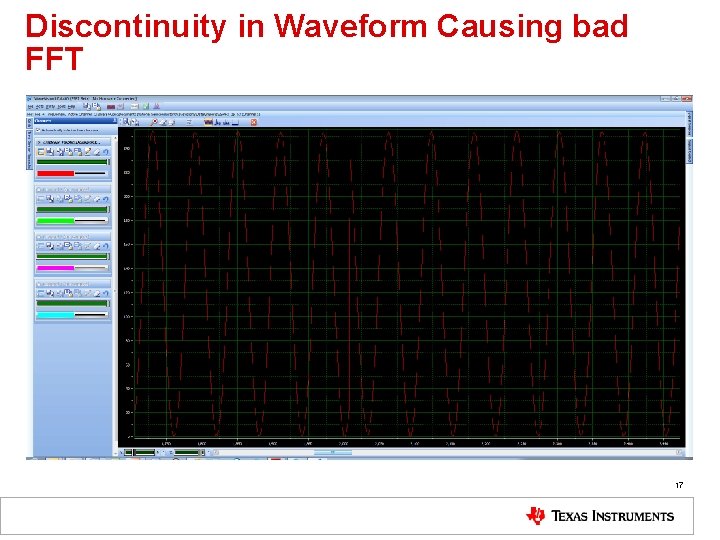 Discontinuity in Waveform Causing bad FFT 17 